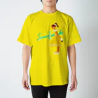 レモンスカッシュの泡の黄色のワンピースの子 スタンダードTシャツ