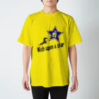 Yuko’ｓ Galleryの【開運祈願】星に願いを！ Wish upon a star! 辰年生まれ守護梵字アン Regular Fit T-Shirt