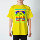 ✨🌈✨ユラクラカン🇯🇵 ✨🌈✨の🌟🌈USAMEITA! rainbow🌟yellow gold オーシャン🌈🌟 スタンダードTシャツ