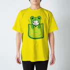 AURA_HYSTERICAのFrog_in_the_Pocket スタンダードTシャツ