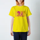 喋るうちまつげの喋るうちまつげ－フェイスイエローT Regular Fit T-Shirt