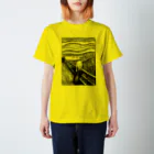 MUGEN ARTのムンク　叫び　Munch / The Scream リトグラフ　 スタンダードTシャツ