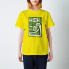 masahiro_minami_artのHIGH TIDE（グリーン） Regular Fit T-Shirt