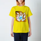 ほかほかしろくまのあったかざっかやのしろくまボウル スタンダードTシャツ