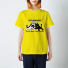 パドマネコヨガスタジオの雑貨屋さんのたま＆くまのフュージョンポーズ スタンダードTシャツ