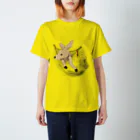 碧あおショップの赤ちゃんカンガルーといっしょ スタンダードTシャツ