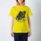 引田玲雄 / Reo Hikitaのカエルメイトより「キウイガエル」 Regular Fit T-Shirt