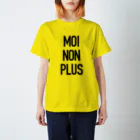 TATEYAMAのMoi non plus black Regular Fit T-Shirt