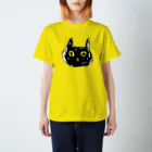 pupukitiの黒猫のぷぷきち スタンダードTシャツ