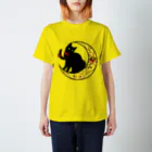 kagetsuの猫と月 Regular Fit T-Shirt