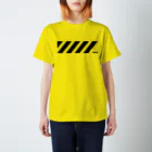 WID（糸瀬 法隆）の警戒柄（WIDロゴ入り） Regular Fit T-Shirt