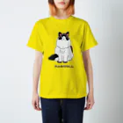 小鳥と映画館のラグドール ゴージャスな猫 スタンダードTシャツ