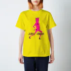 NIKORASU GOのユーモアデザイン「準備運動」 スタンダードTシャツ