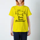 クソコードTシャツ制作所の「脳はブドウ糖」Tシャツ スタンダードTシャツ