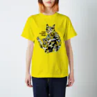 Incomplete-de-la-LuneのChat PopArt Jeuje スタンダードTシャツ