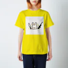 まじめな新人ウサちゃんのやや物騒なウサちゃん スタンダードTシャツ