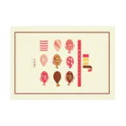 hr. grassのMEAT FISH Stickable Poster :horizontal position