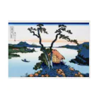 寿めでたや(ukiyoe)の葛飾北斎_冨嶽三十六景　信州諏訪湖 Stickable Poster :horizontal position