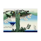 寿めでたや(ukiyoe)の葛飾北斎_冨嶽三十六景　甲州三嶌越 Stickable Poster :horizontal position