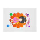 mirei@× × ×の白とわらし【仲良し】 Stickable Poster :horizontal position