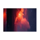 LUZ ORACEL FILMSのSakurajima Volcano Night Stickable Poster :horizontal position