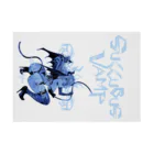 loveclonesのSUCCUBUS VAMP 0614 小悪魔 ヴォラプチュアス ブルー Stickable Poster :horizontal position