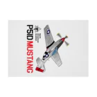 Atelier NyaoのP51D MUSTANG（マスタング）２ Stickable Poster :horizontal position