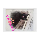 イル -1ru-の【黒猫あるくん】舐めてるグッズ 吸着ポスターの横向き