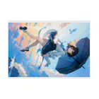 卯月なのかのSky Journey　〜世界最古で最大の恒久的なキャンパスの旅〜　No.5「空の旅人」 Stickable Poster :horizontal position