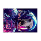 Toggle on.の宇宙犬 Stickable Poster :horizontal position