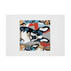 Artistic Allure EmporiumのCool French Bulldogs Stickable Poster :horizontal position