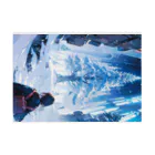 卯月なのかのMagical Winter Journey　〜雪に染められた銀世界の旅〜　No.3「常雪樹」 Stickable Poster :horizontal position