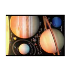 メタボールスタジオの「太陽系 大きさ比較」 吸着ポスターの横向き