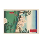 浮世絵屋の広重「冨二三十六景⑧　東都あすか山」歌川広重の浮世絵 Stickable Poster :horizontal position