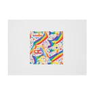 Happy　Rainbow　Flagのレインボーフラッグ Stickable Poster :horizontal position