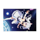 魔法猫少女ルナの魔法猫少女ルナ「♪空飛ぉ～ぶ 星ぃ～より な～お～ 早ぁ～い～！」小学3年生！ 吸着ポスターの横向き