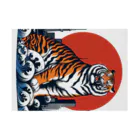 momonekokoの風格漂う王者の虎 Stickable Poster :horizontal position