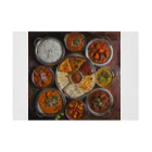 AQUAMETAVERSEのインド・ネパール料理の盛り合わせ　kouchan 1616 Stickable Poster :horizontal position