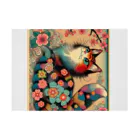 chaochao0701の浮世絵風　カラフル猫「Ukiyo-e-style Colorful Cat」「浮世绘风格的多彩猫」 Stickable Poster :horizontal position