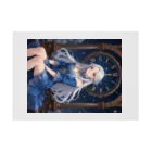 AI Fantasy Art ShopのPrincess transcends time② Stickable Poster :horizontal position