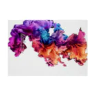 Linglu xiongyi Artのsmoke　No1 Stickable Poster :horizontal position