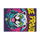 Be proudのBe proudわんちゃんバンドT Stickable Poster :horizontal position