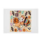 あとりえmignonのハロウィンドッグ Stickable Poster :horizontal position
