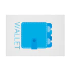 愚贅のWALLET Stickable Poster :horizontal position