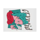 Cryptidのcryptid smoke girl Stickable Poster :horizontal position