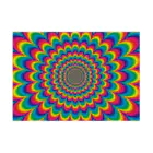 AQ-BECKのpsychedelic-02 Stickable Poster :horizontal position