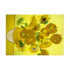 ART のゴッホ/ひまわり　Vincent van Gogh / Sunflowers 吸着ポスターの横向き