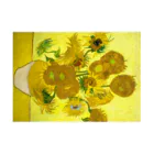 ART のゴッホ/ひまわり　Vincent van Gogh / Sunflowers Stickable Poster :horizontal position