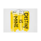 yellow season のDESTINYisMINE Stickable Poster :horizontal position