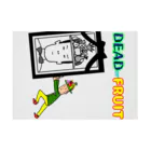 フルーツおじさんとっしーオリジナルグッズストアのDEAD or FRUIT Stickable Poster :horizontal position